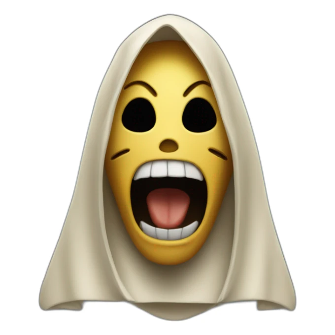 scream in the scream movie sticker