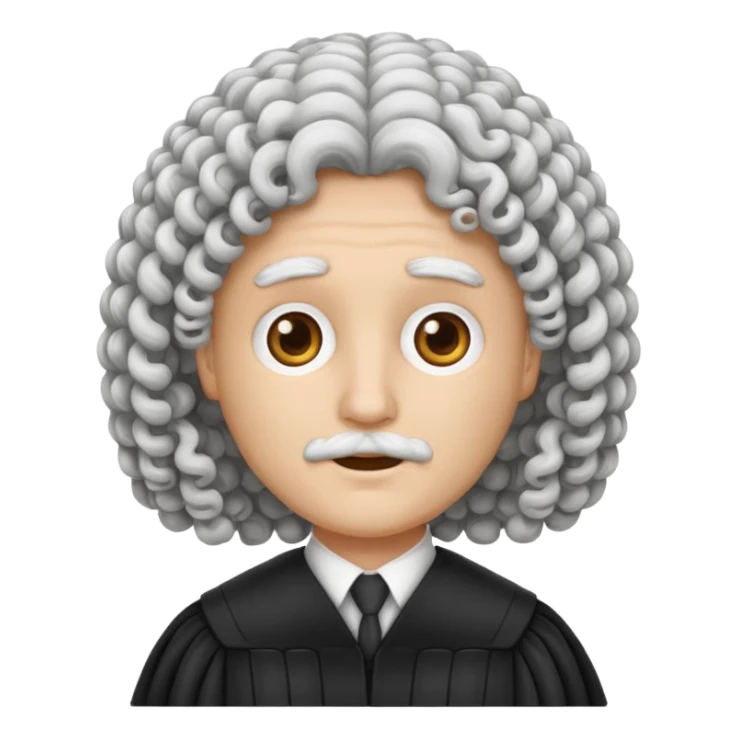 Courtroom Items, only a Judge’s Wig 

 sticker