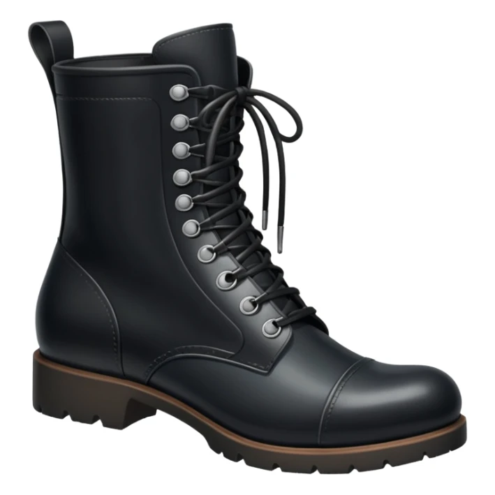 A pair of black boots sticker