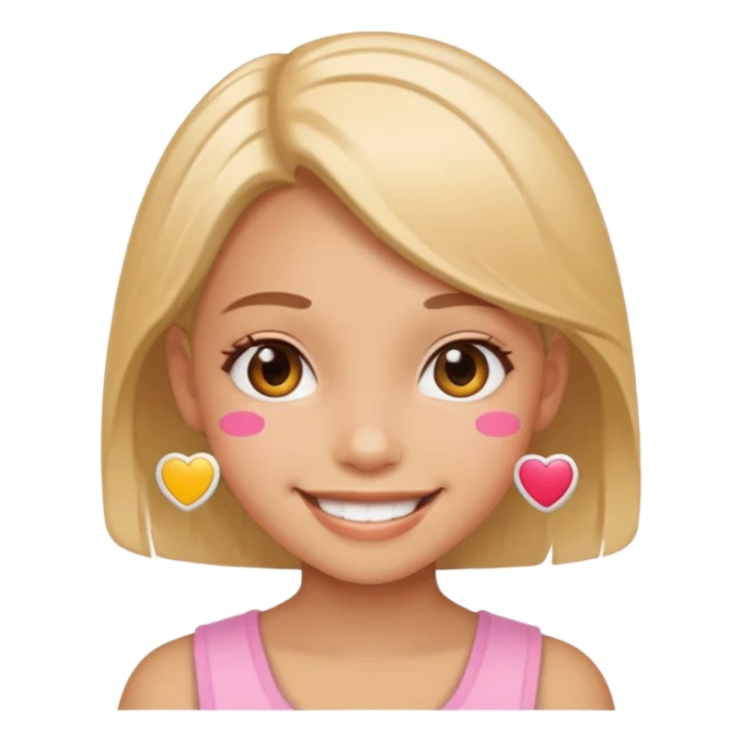 Stikers of a girl cute sticker