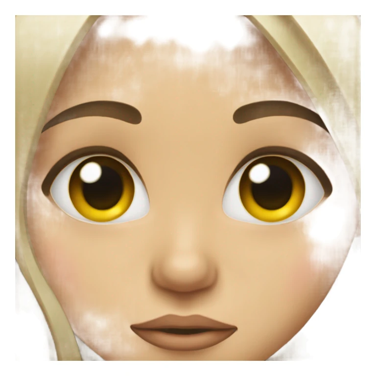 girl with tears covering her eyes sticker