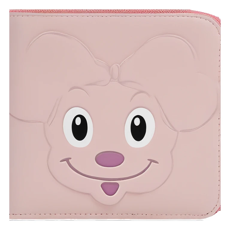 Loungefly light pink Minnie Mouse Ears Wallet sticker