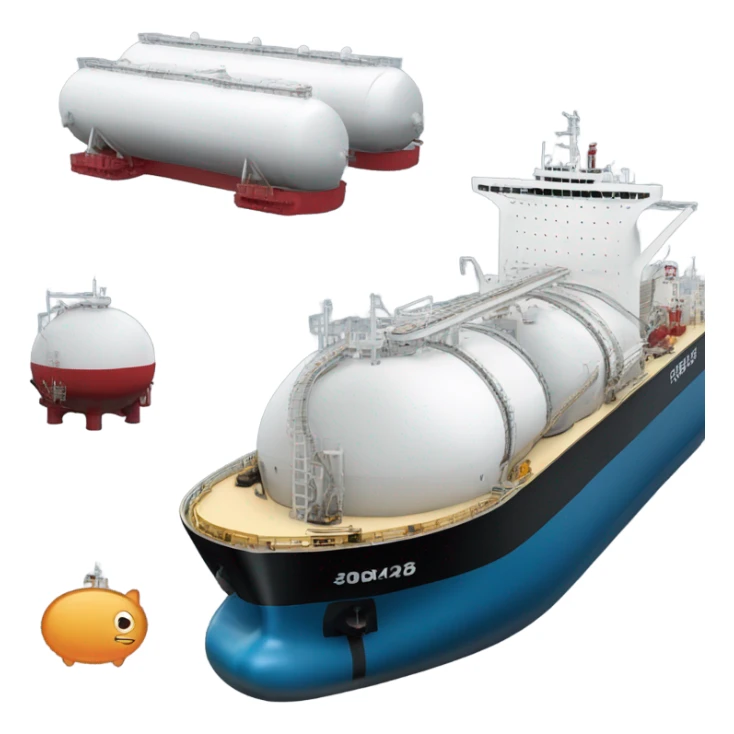 gas sea tanker sticker