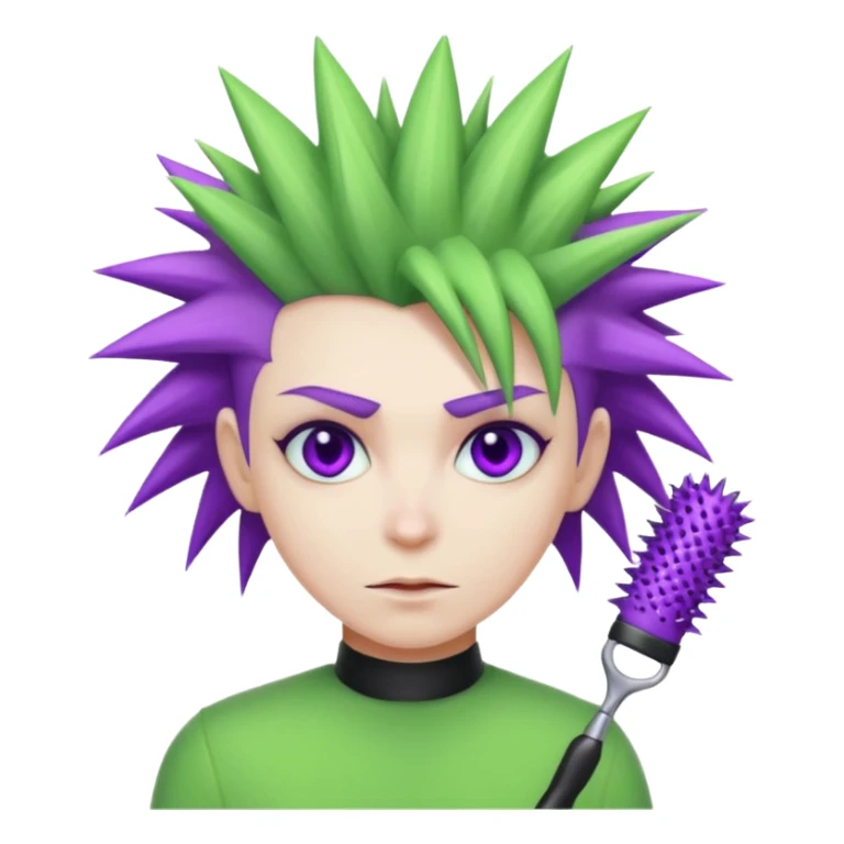 green mutant hairdresser sticker