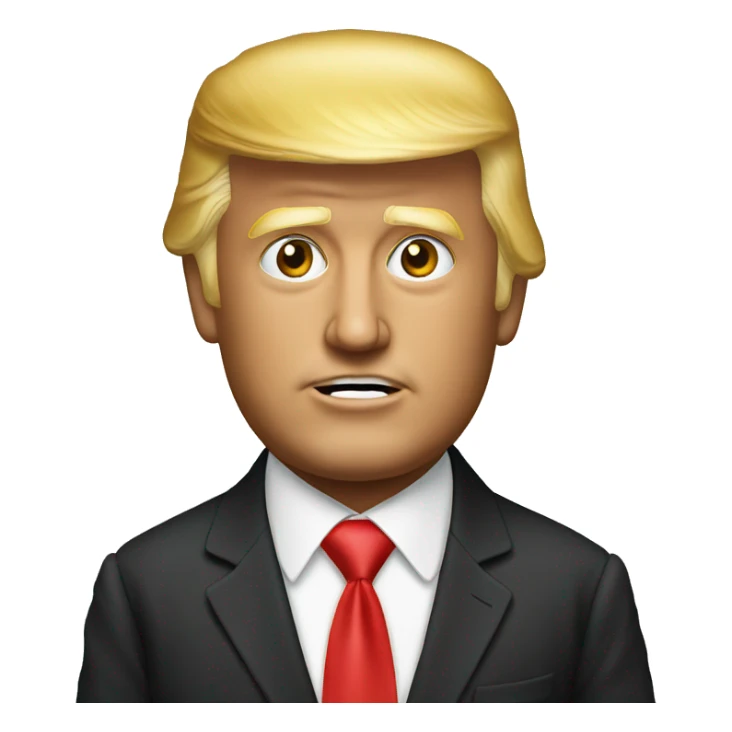 Trump with potato’s sticker