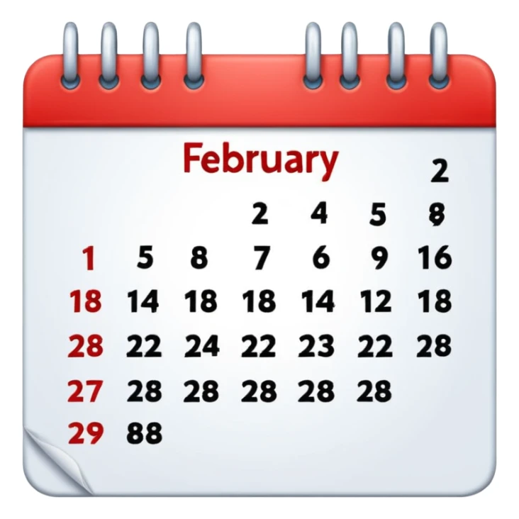 fecha del dia 11 de febrero de 2026 sticker