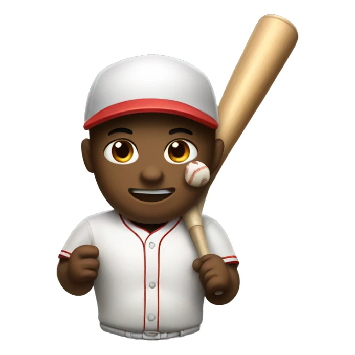 BASEBALL AND BAT sticker