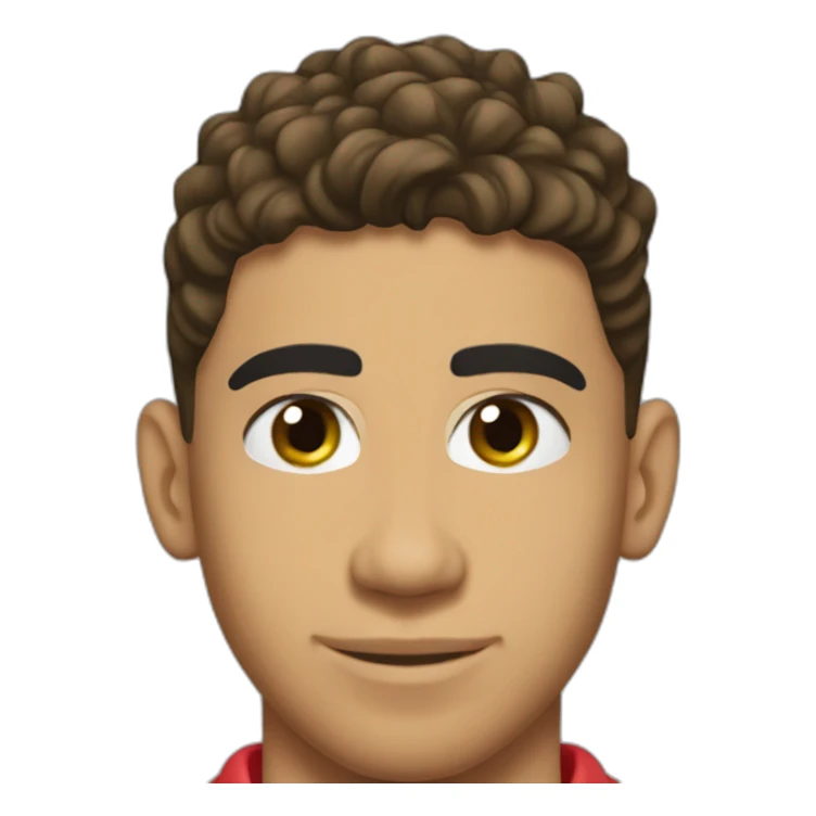 achraf hakimi of moroccan team sticker