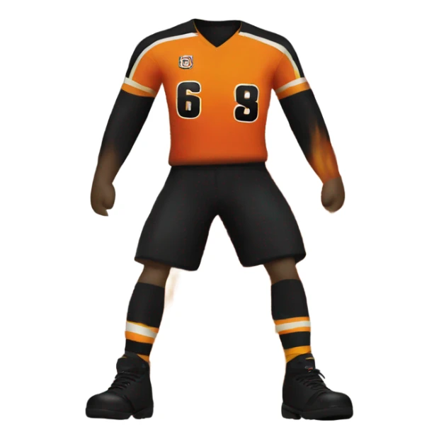 Black Jersey in Fire  sticker