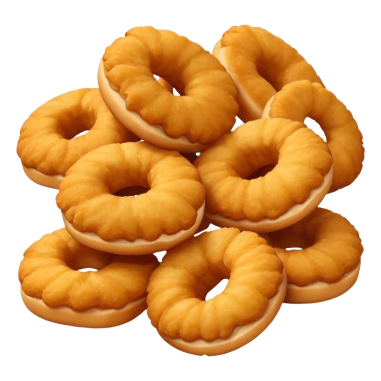 A bunch of chicken nuggets doing six seven sticker