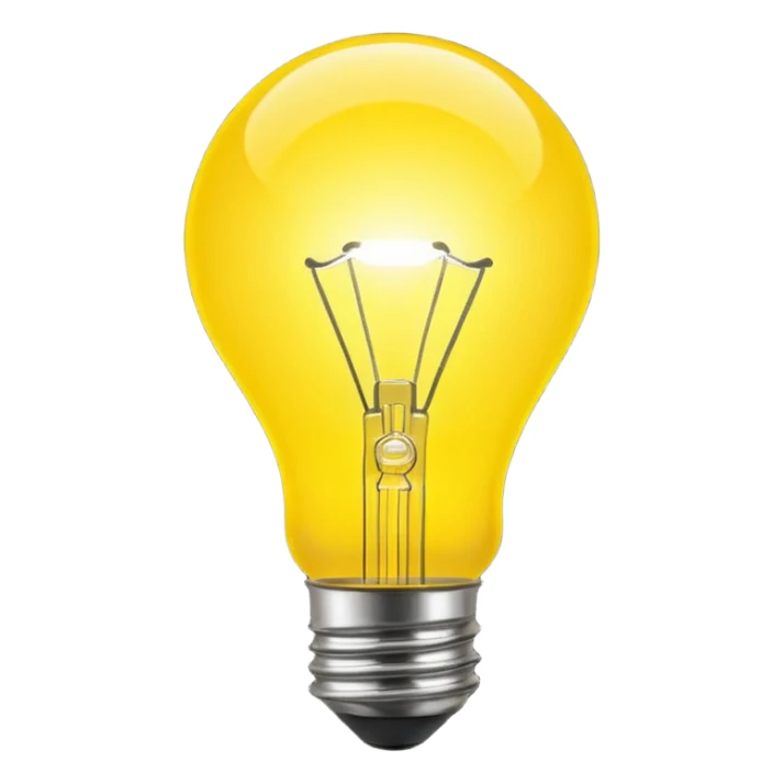 A brain or a head silhouette with a bright lightbulb turning on inside. sticker