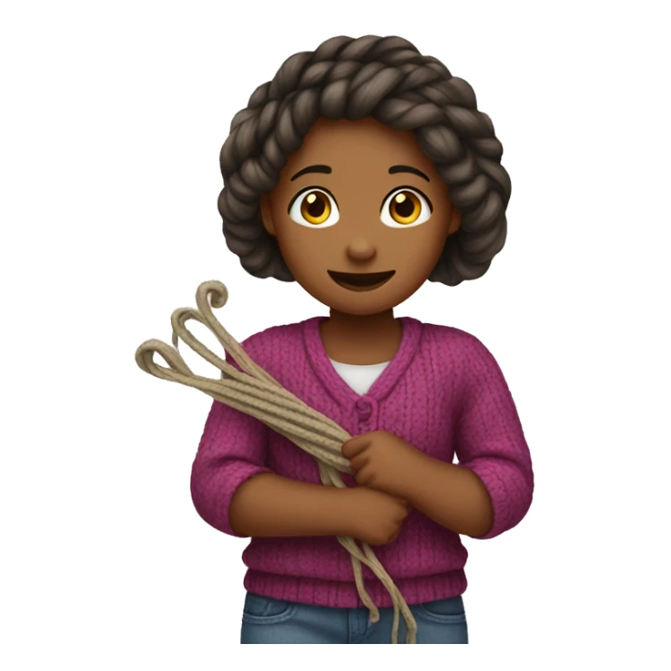 A girl who doing a skein care sticker