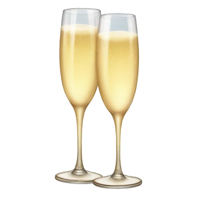 champagne glasses sticker