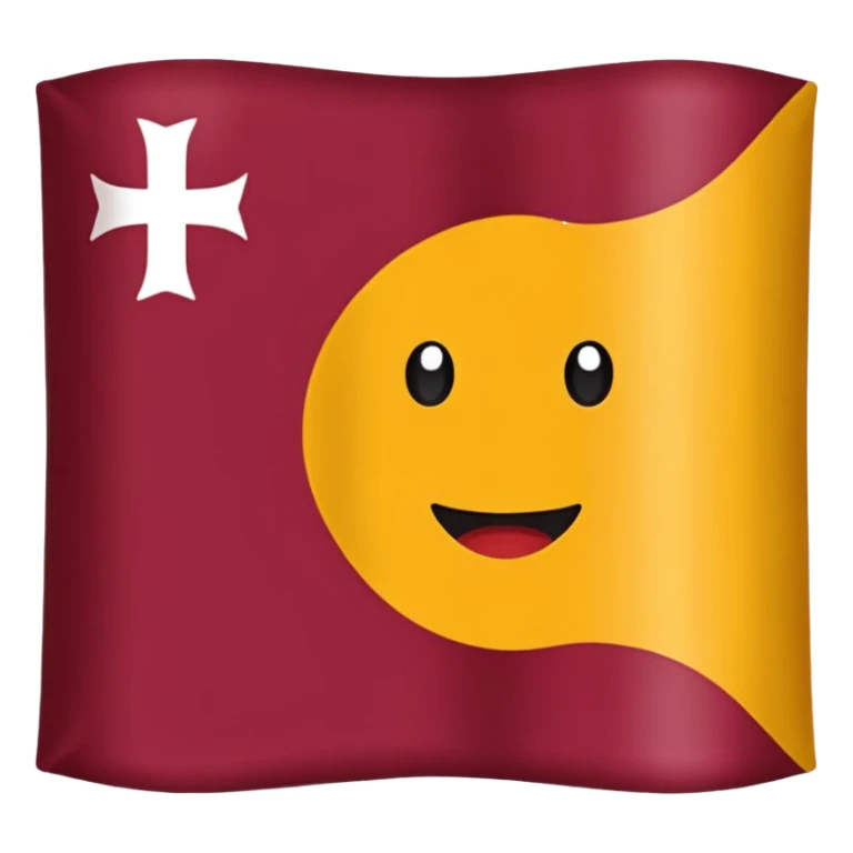 Bandera color vino sin estrella sticker