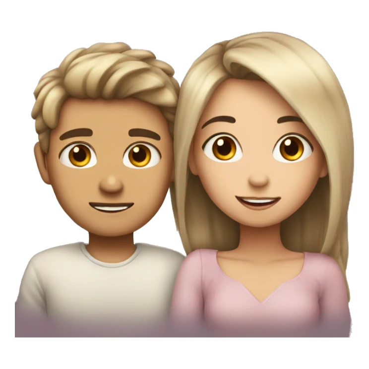 soulmate girl and boy  sticker