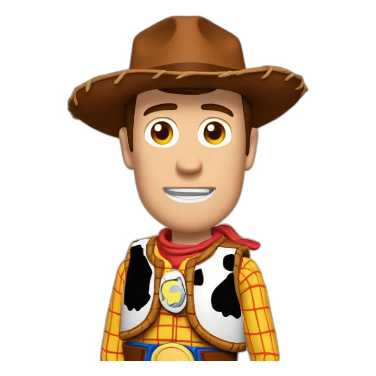 Woody toy story boxing sticker