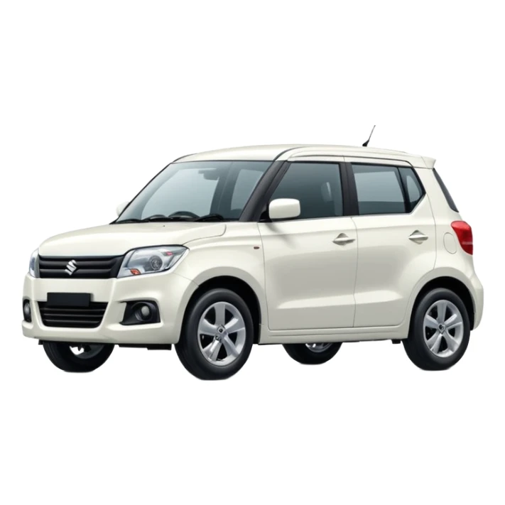 Suzuki Brezza white colour car emoji  sticker