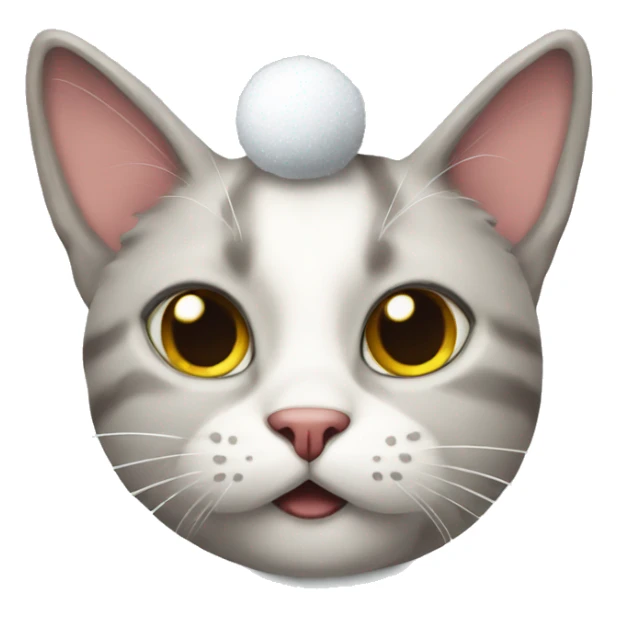 christmas cat sticker