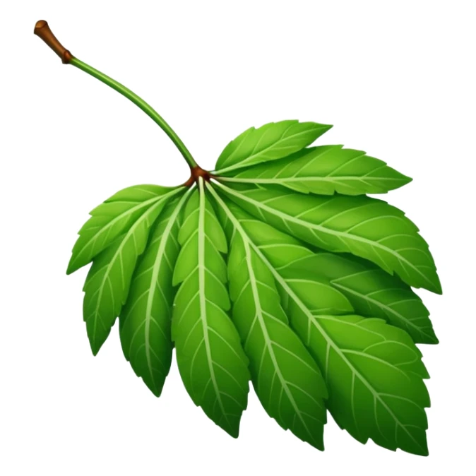 cherry leaf sticker