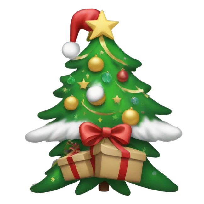 Special emoji for Christmas sticker
