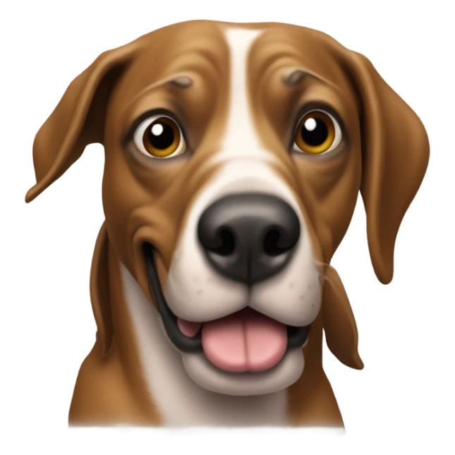 snoop dog with a pig nose  sticker