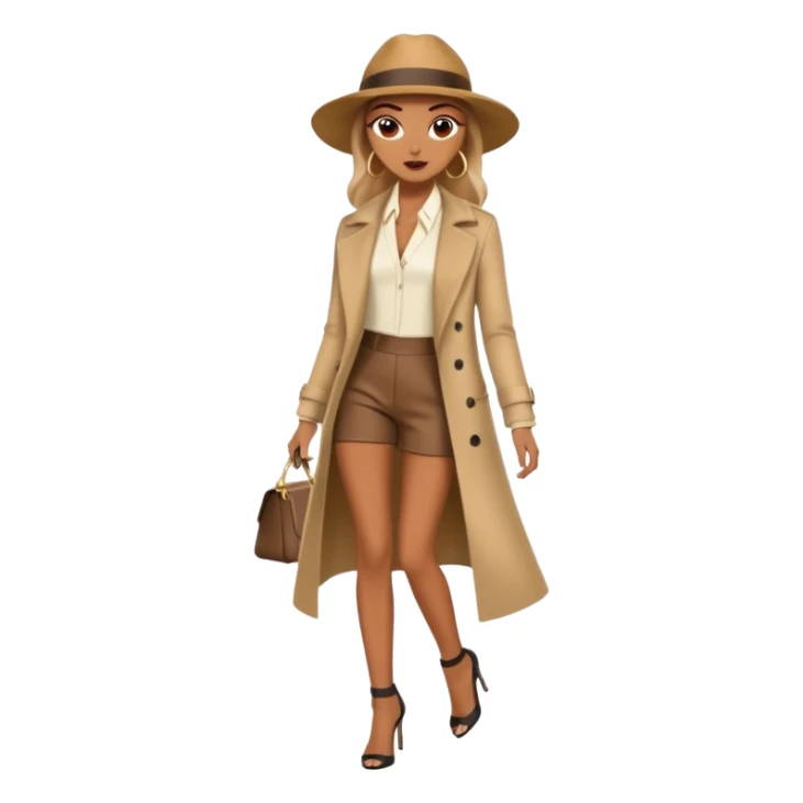 a fashion model slaying on the runway sticker