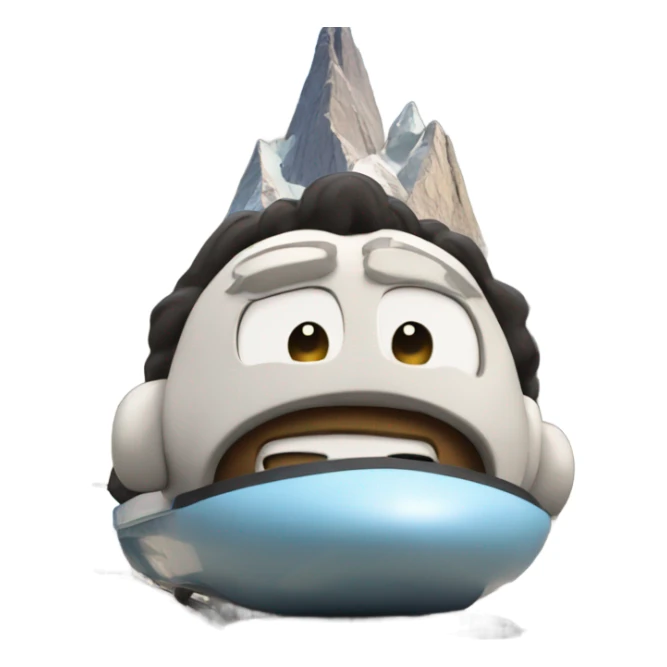 Matterhorn Bobsleds in disneyland  sticker