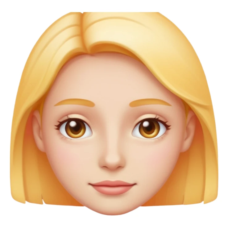 half face before and after glowing skin, minimal emoji illustration, pastel colors, smooth gradient sticker