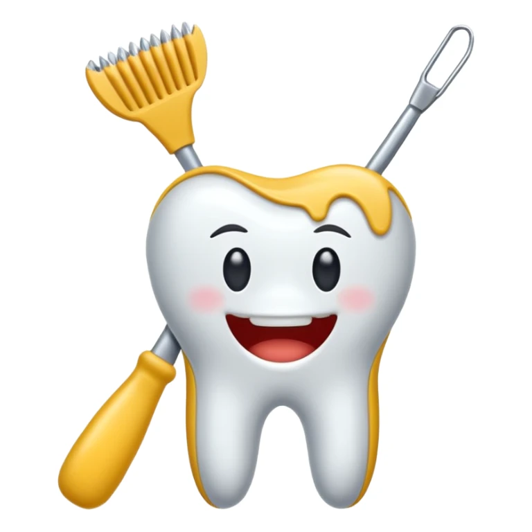 Aislamiento absoluto dental, con la grapa y la goma dique sticker