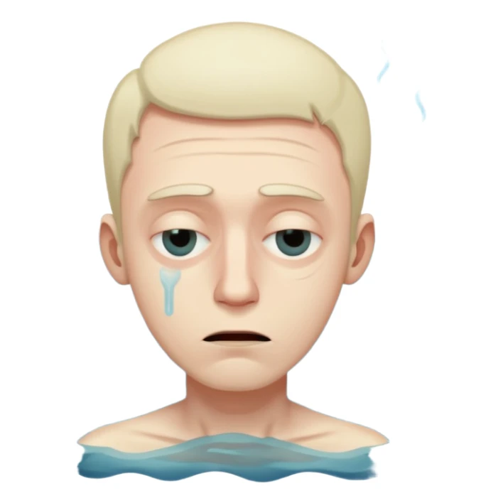 super duper duper i mean the absolute biggets man ever, dying from insominia sticker