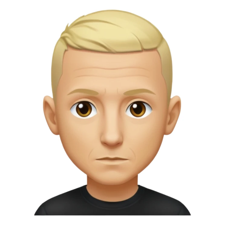 Chester Bennington with blonde hair sticker