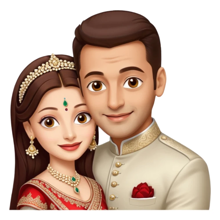 salman khan with aishwarya rai getting married sticker