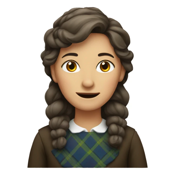 scottish woman sticker