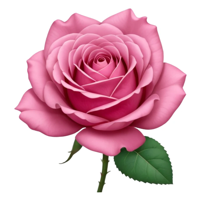 “A Polaroid photo of a pink rose  sticker