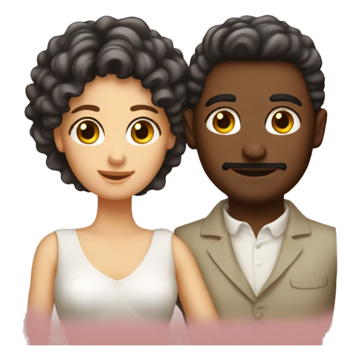 Couple romantique italien sticker