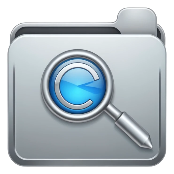 audit trail icon no human, no metal, not shiny sticker