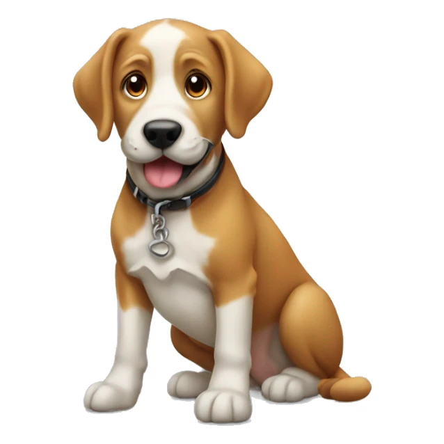 Un cane che saluta infatti sticker