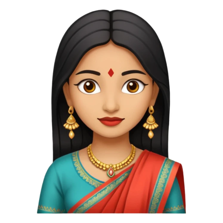Indian woman 25 years old girl sticker