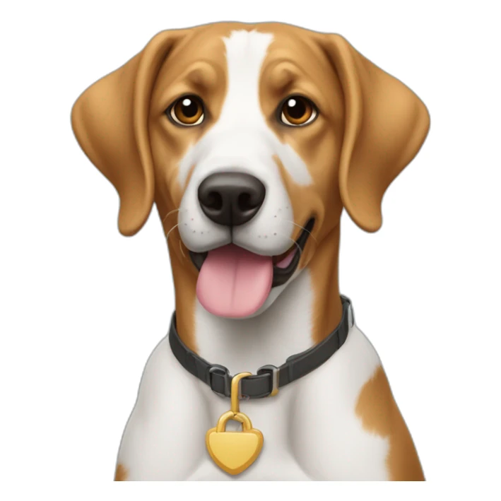 Un fhenix sur un chien sticker