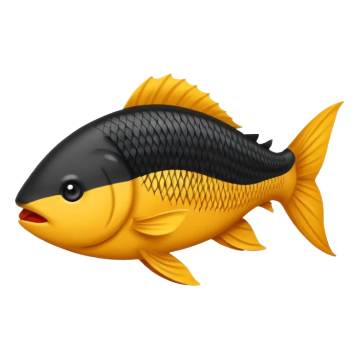 Badannya yang orange ekornya hitam sticker