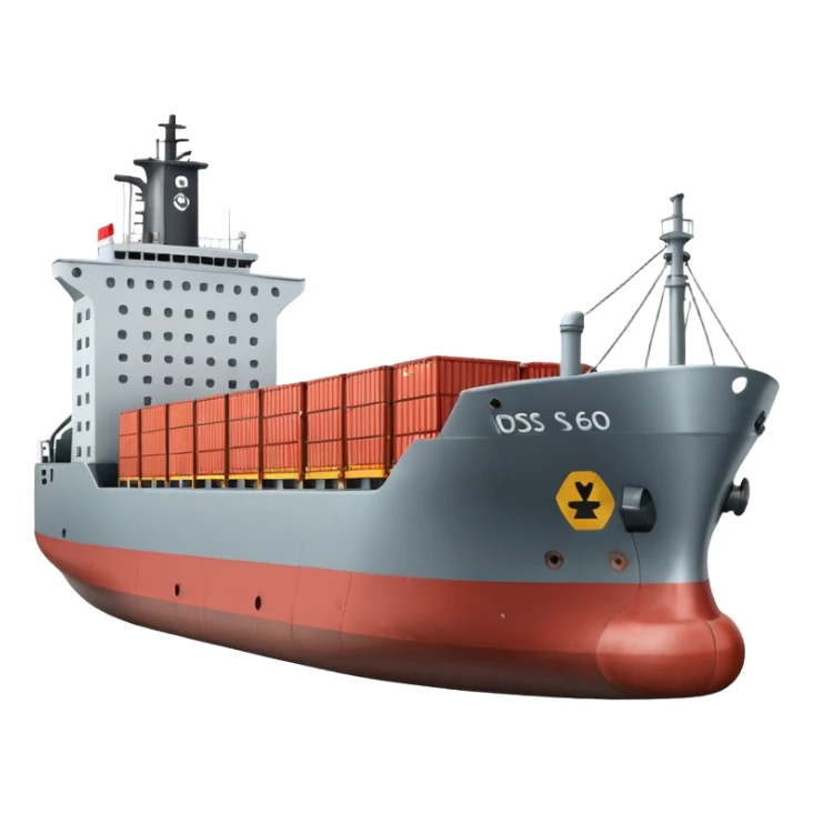 cargo ship sticker