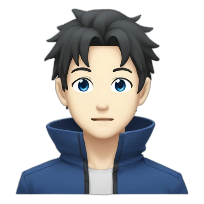 gojo satoru (anime) blue eyes sticker