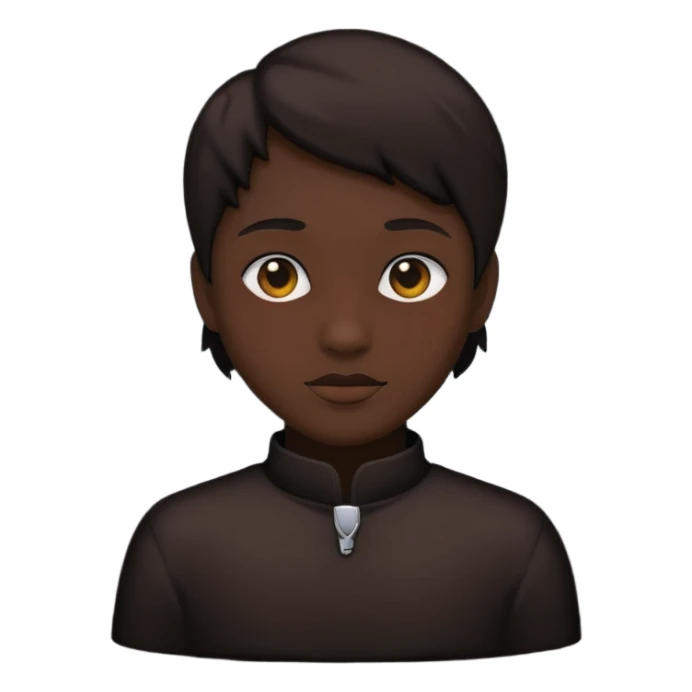 silueta negra persona sticker