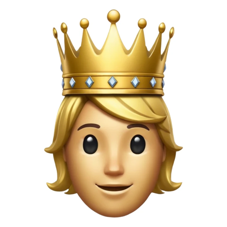 Fortnite logo F with a crown sticker