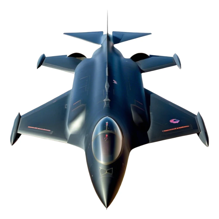 SR-71 Blackbird - Lockheed Martin (Stealth Grey) A sleek, high-speed reconnaissance aircraft with an elongated, needle-like fuselage and a smooth, aerodynamic design. The body is finished in a deep, matte jet-black with subtle panel lines and heat-resistant detailing. Its twin engines are seamlessly integrated into the structure, with sharp, swept-back wings that emphasize speed and stealth. The cockpit canopy is tinted, adding to its mysterious, high-tech aesthetic, while the overall silhouette exudes an aura of unmatched velocity and secrecy. sticker