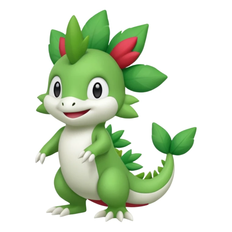  Fey Toony Sprigatito-Grovyle-Shaymin-fusion-hybrid sticker