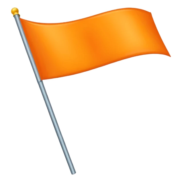 Make emoji use orange flag and 🪯 this emoji sticker