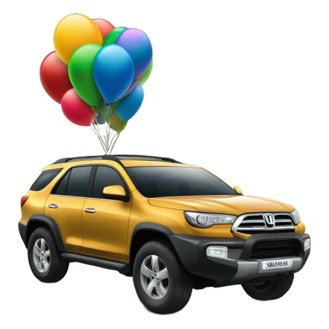 A SUV aventureira explora montanhas e florestas com um globo terrestre ao fundo e um carro em movimento na frente. sticker