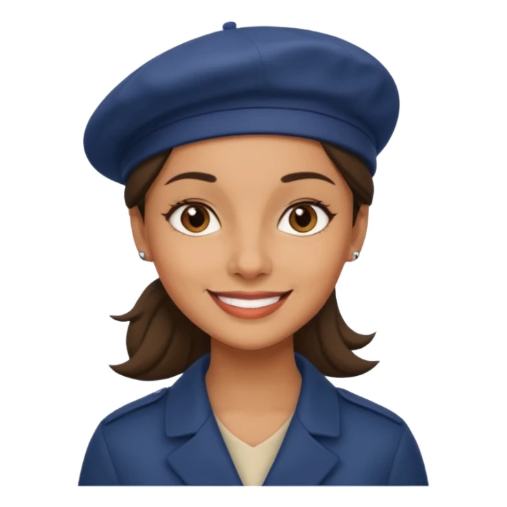 Urban French woman  sticker