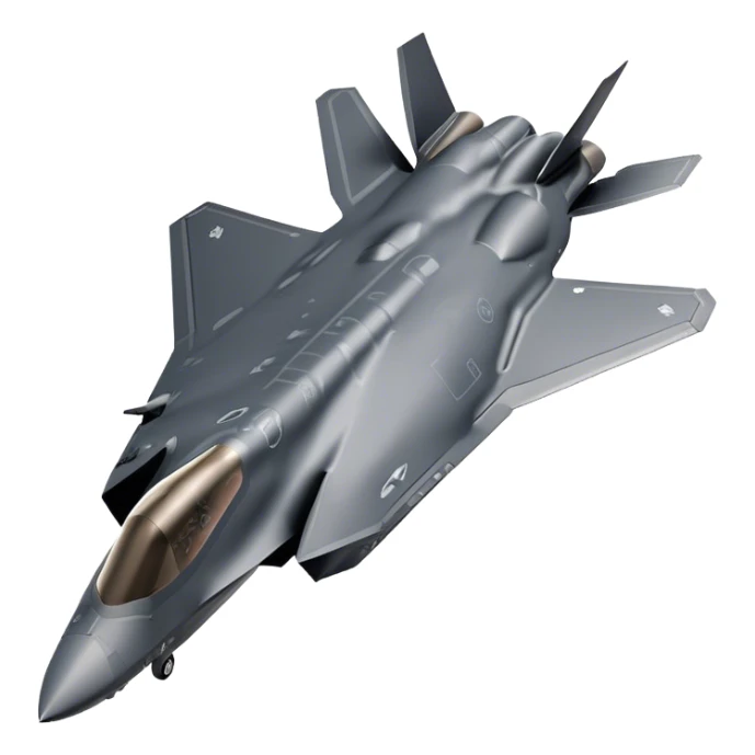 F-35 Lightning II - Lockheed Martin (Model Year: 2022) (Iconic colour: Stealth gray) sticker